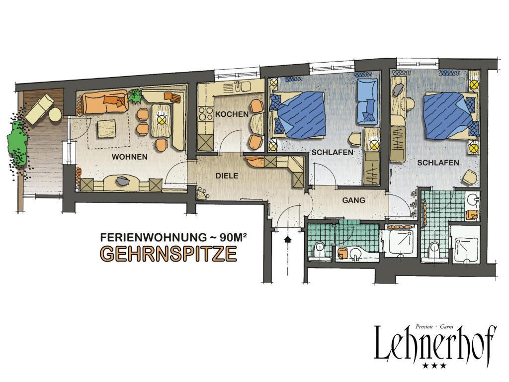 Pension Lehnerhof Leutasch Oda fotoğraf