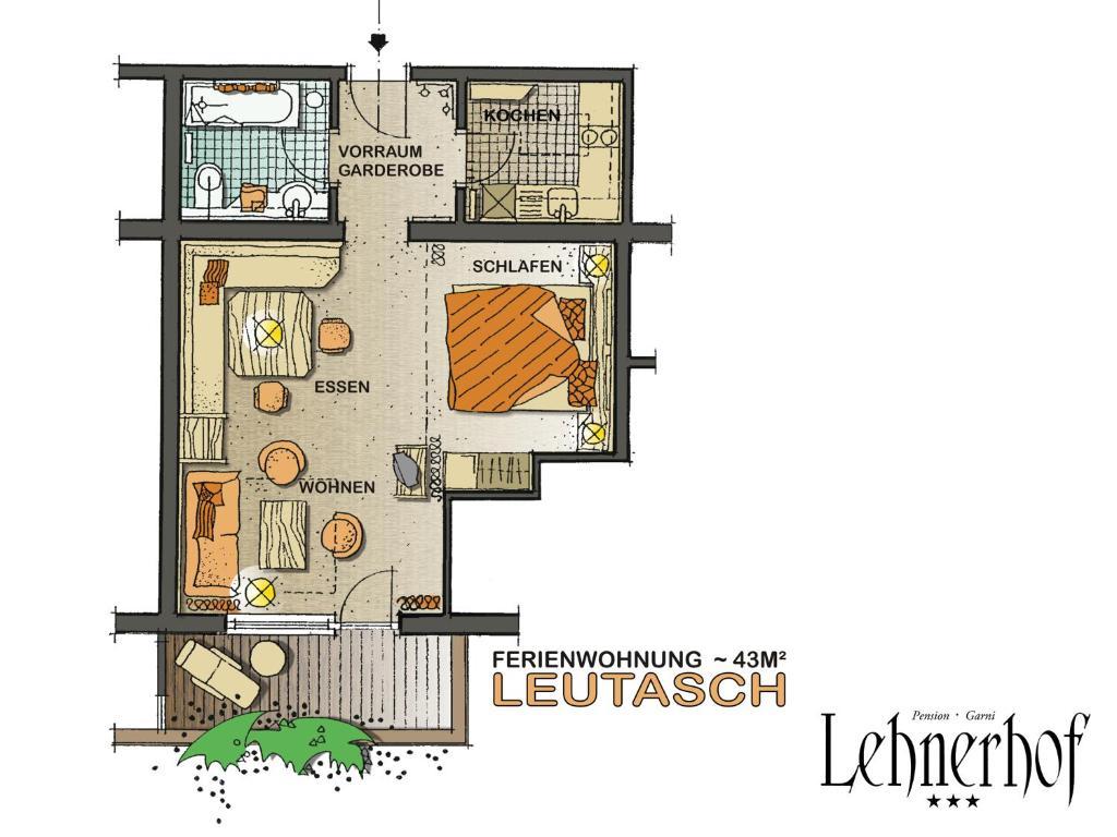 Pension Lehnerhof Leutasch Oda fotoğraf