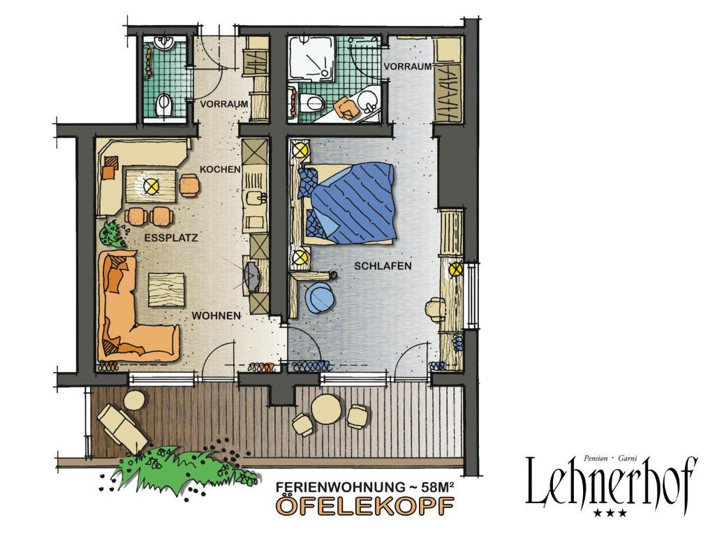 Pension Lehnerhof Leutasch Oda fotoğraf